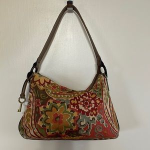 COPY - Fossil ZB 2220 Floral Boho Pattern Handbag With Key